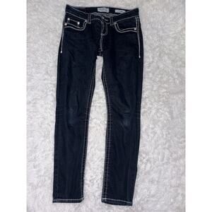 Daytrip “Lynx Skinny” Women’s Sz. 28 S Darker Wash Jeans. Great Pair, Details.